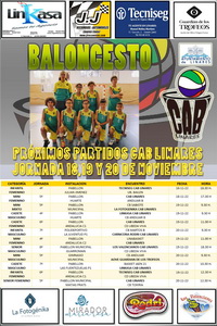 Horarios Jornada del 16 al 20 de noviembre