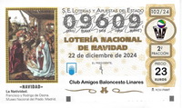Disponible la Lotería de Navidad de CAB Linares
